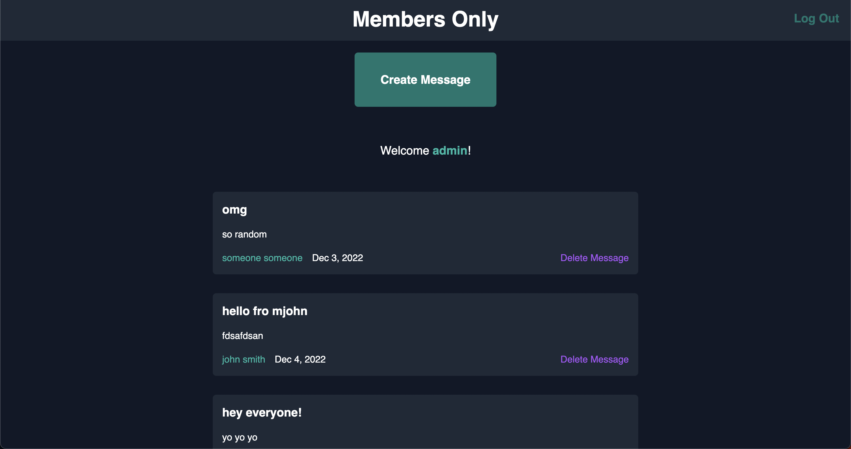 project screenshot